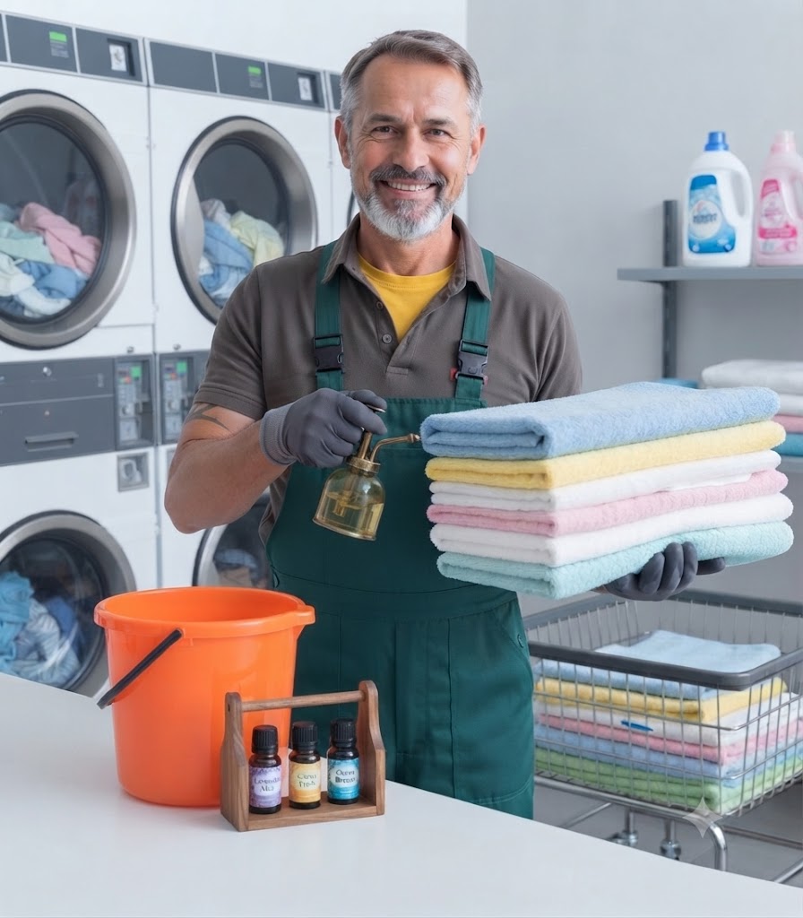Clean folded laundry